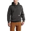 Carhartt Men's Small Peat Cotton/Polyester Rain Defender Paxton Hooded Heavyweight Sweatshirt