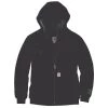 Carhartt Men's 4 X-Large Black Cotton/Polyster Rain Defender Relaxed Fit Mid-Weight Sherpa-Lined Full-Zip Sweatshirt