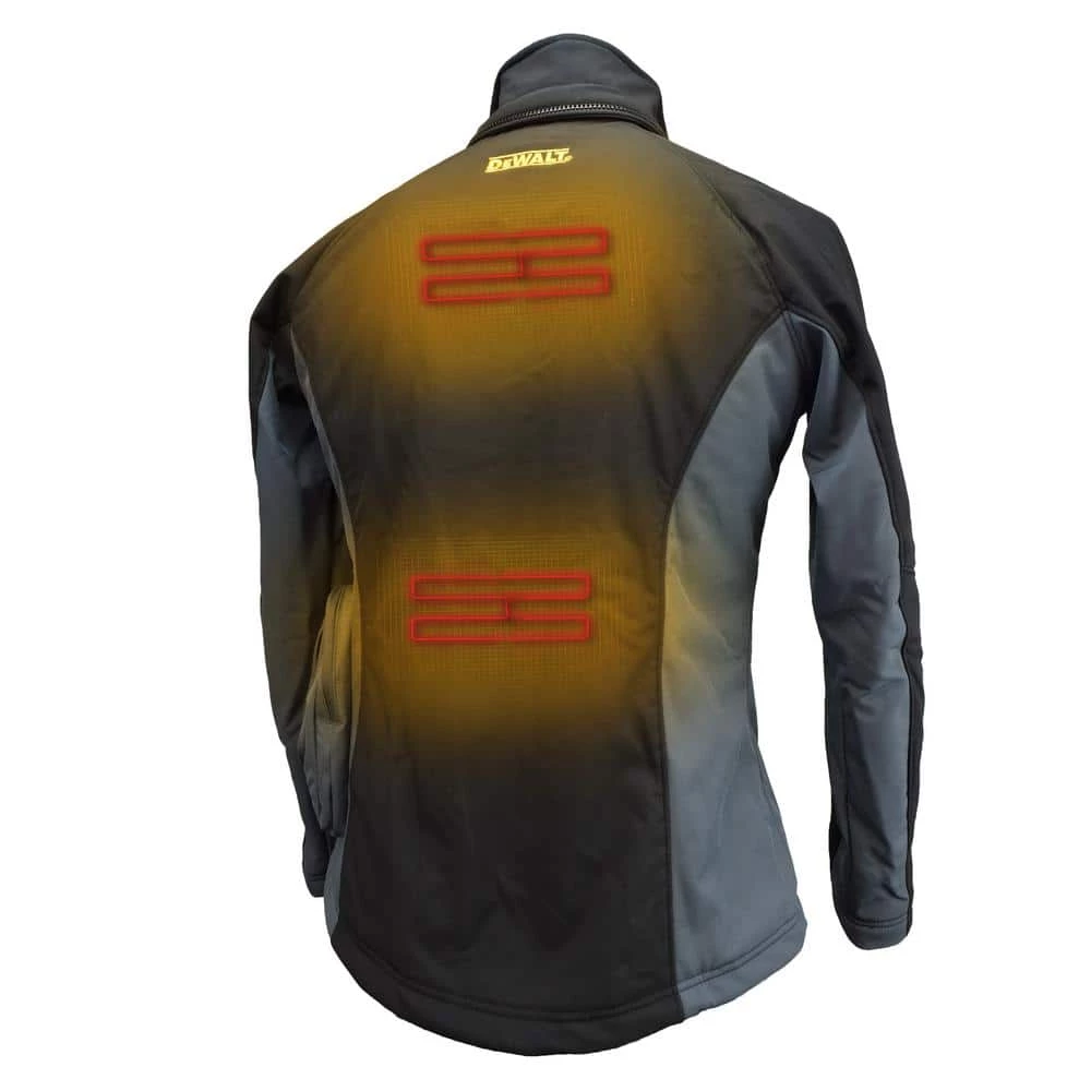 DEWALT Women's Large Black 20-Volt MAX Heated Hooded Jacket Kit with 20-Volt Lithium-Ion MAX Battery and Charger 7 DEWALT Women's Large Black 20-Volt MAX Heated Hooded Jacket Kit with 20-Volt Lithium-Ion MAX Battery and Charger - Image 7