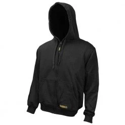 DEWALT Men's Large 20V XR Lithium Ion Black bare Hoodie with 1 USB Power Adapter -Workwear Sales Store dewalt heated sweatshirts dchj067b l c3 1000