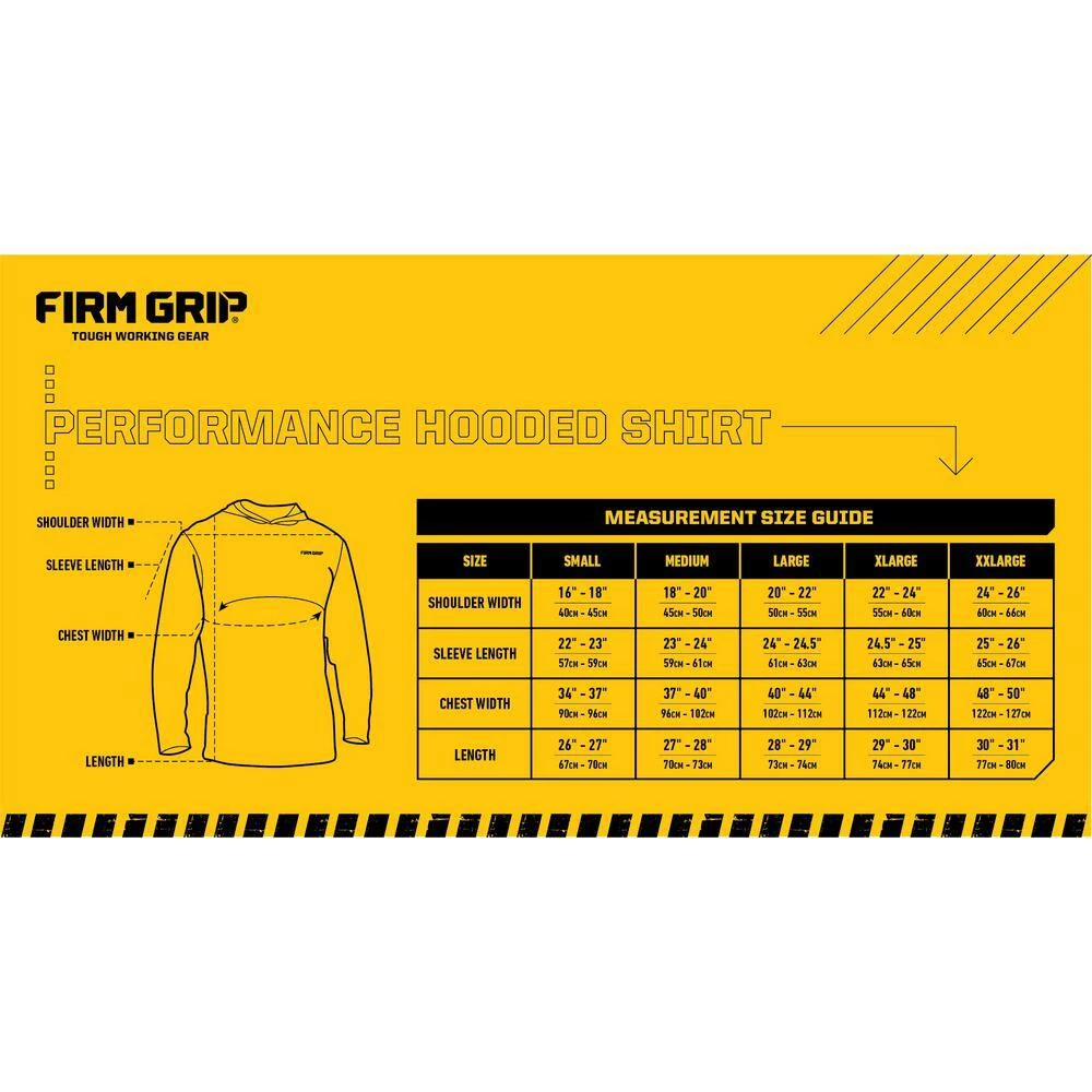 FIRM GRIP Men's Medium Veil Tac Gray Performance Long Sleeved Hoodie Shirt 6 FIRM GRIP Men's Medium Veil Tac Gray Performance Long Sleeved Hoodie Shirt - Image 6