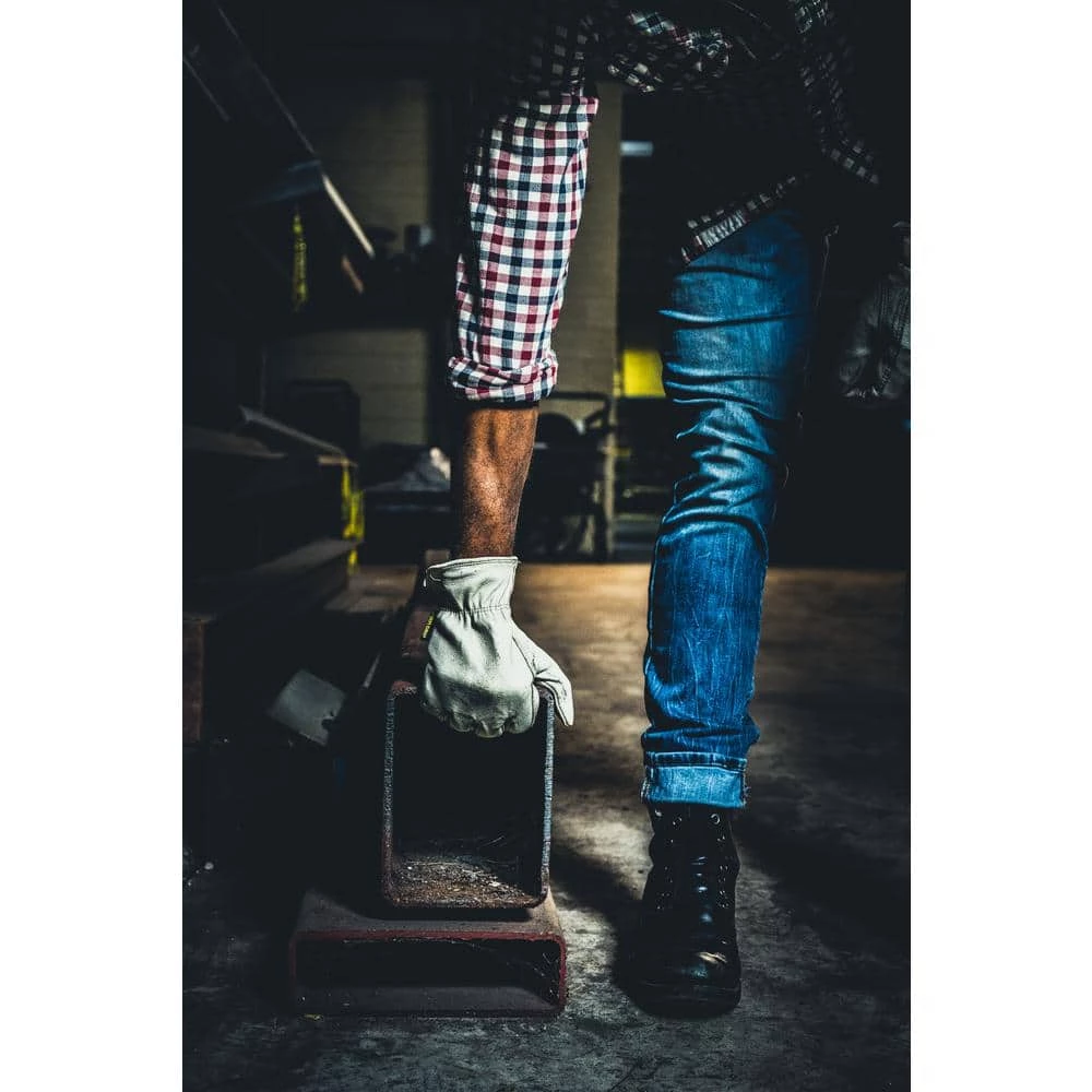 FIRM GRIP X-Large Grain Pigskin Leather Work Gloves 4 FIRM GRIP X-Large Grain Pigskin Leather Work Gloves - Image 4