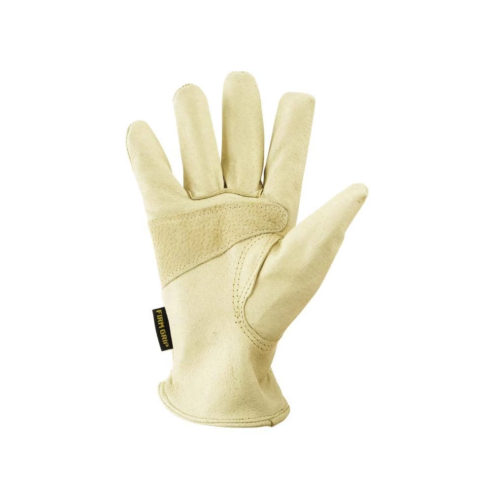 FIRM GRIP X-Large Grain Pigskin Leather Work Gloves 2 FIRM GRIP X-Large Grain Pigskin Leather Work Gloves - Image 2