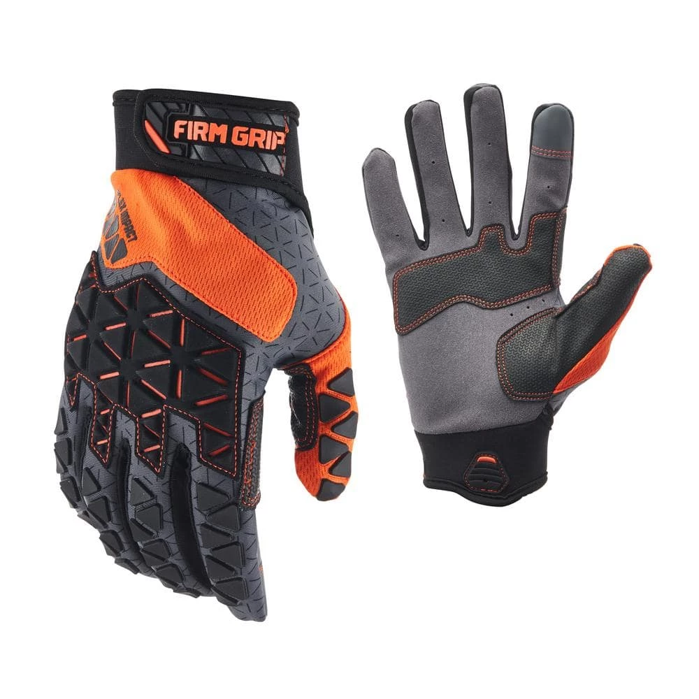 FIRM GRIP Large PRO-Fit Flex Impact Gloves 1 FIRM GRIP Large PRO-Fit Flex Impact Gloves