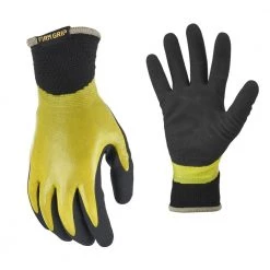 FIRM GRIP Large Winter Water Resistant Gloves with Insulated Shell