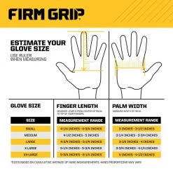 FIRM GRIP X-Large Max Impact Work Gloves -Workwear Sales Store firm grip work gloves 63853 06 66 1000