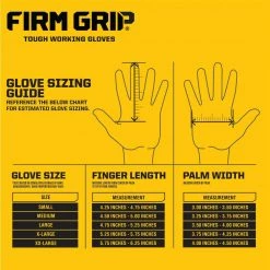 FIRM GRIP X-Large Xtreme Fit Work Gloves (2-Pack) -Workwear Sales Store firm grip work gloves 65148 18 fa 1000