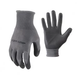 FIRM GRIP Large Polyurethane Grip Work Gloves (4-Pack)