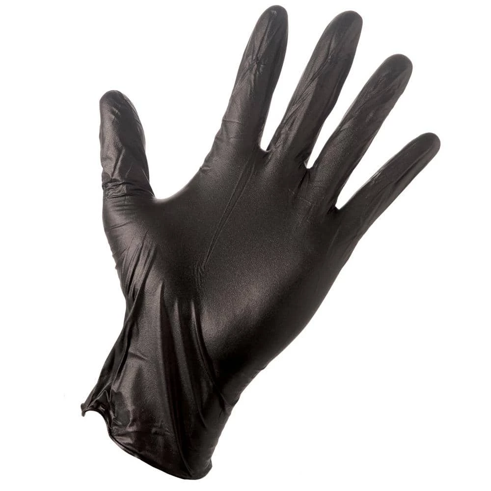 Grease Monkey Large Black 4 Mil Disposable Nitrile Gloves (100-Box) 1 Grease Monkey Large Black 4 Mil Disposable Nitrile Gloves (100-Box)