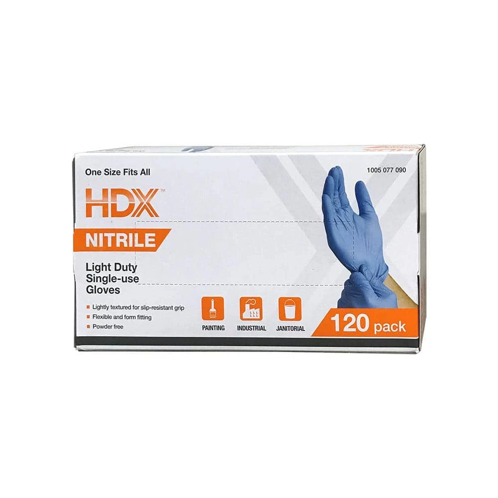 HDX 120-CT Disposable Nitrile Gloves 6 HDX 120-CT Disposable Nitrile Gloves - Image 6