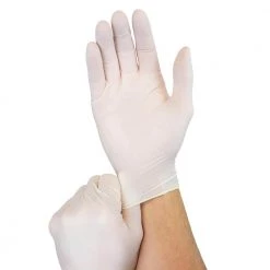 HDX 100-Count Disposable Latex Gloves -Workwear Sales Store hdx disposable gloves szm 432202 1f 1000