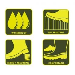 Heartland Men's 15 in. All-Purpose PVC Rubber Boot- Black Size 9 -Workwear Sales Store heartland rubber boots 70458 09 44 1000