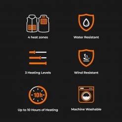 Women's Large White 7.2-Volt Lithium-Ion Lightweight Heated Vest with (1) 5.2 Ah Battery and Charger 11 Women's Large White 7.2-Volt Lithium-Ion Lightweight Heated Vest with (1) 5.2 Ah Battery and Charger -Workwear Sales Store heated jackets 2204 02a 0205 a0 1000