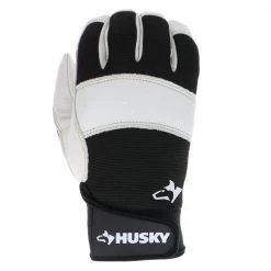 Husky Large Grain Cowhide Water Resistant Leather Performance Work Glove with Spandex Back -Workwear Sales Store husky work gloves hk86025 lcc6 a0 1000