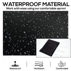 KLEEN CHEF Premium Heavy Duty PVC Leather Apron, Chemical and Water Resistant Double Layer Apron 15 KLEEN CHEF Premium Heavy Duty PVC Leather Apron, Chemical and Water Resistant Double Layer Apron -Workwear Sales Store kleen chef work aprons blkchdspvcap1bk 76 1000