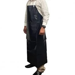 KLEEN CHEF Premium Heavy Duty PVC Leather Apron, Chemical and Water Resistant Double Layer Apron 10 KLEEN CHEF Premium Heavy Duty PVC Leather Apron, Chemical and Water Resistant Double Layer Apron -Workwear Sales Store kleen chef work aprons blkchdspvcap1bk c3 1000