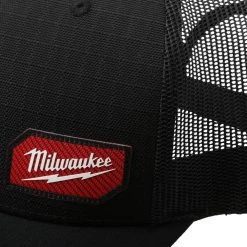 Milwaukee GRIDIRON Black Adjustable Fit Trucker Hat with Large/Extra Large Gray Fitted Hat (2-Pack) 12 Milwaukee GRIDIRON Black Adjustable Fit Trucker Hat with Large/Extra Large Gray Fitted Hat (2-Pack) -Workwear Sales Store milwaukee baseball caps 505b 504g lxl 1d 1000