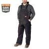 Milwaukee Men's Gridiron 3XL Black Zip-to-Thigh Bib Overall