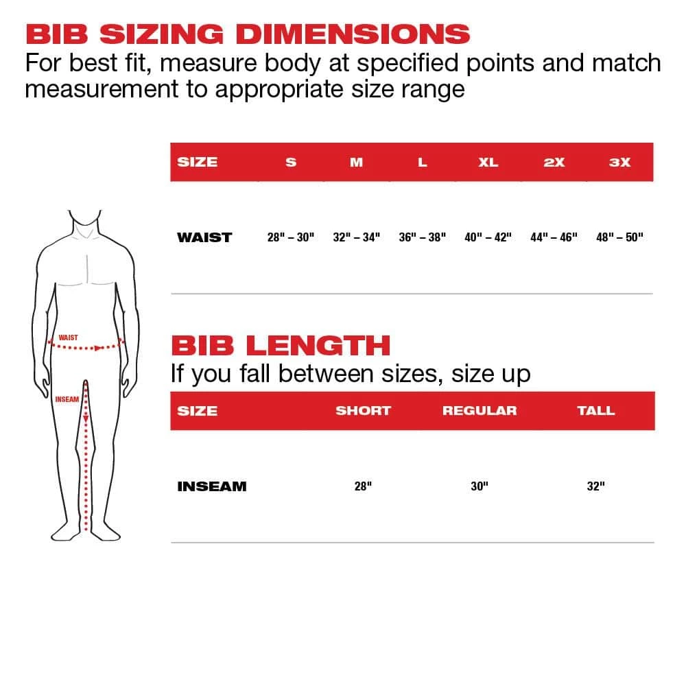 Milwaukee Men's Gridiron 3XL Black Zip-to-Thigh Bib Overall 4 Milwaukee Men's Gridiron 3XL Black Zip-to-Thigh Bib Overall - Image 4