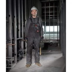 Milwaukee Men's Gridiron Large Black Zip-to-Thigh Bib Tall Overall 24 Milwaukee Men's Gridiron Large Black Zip-to-Thigh Bib Tall Overall -Workwear Sales Store milwaukee bib overalls 261b lt 1f 1000
