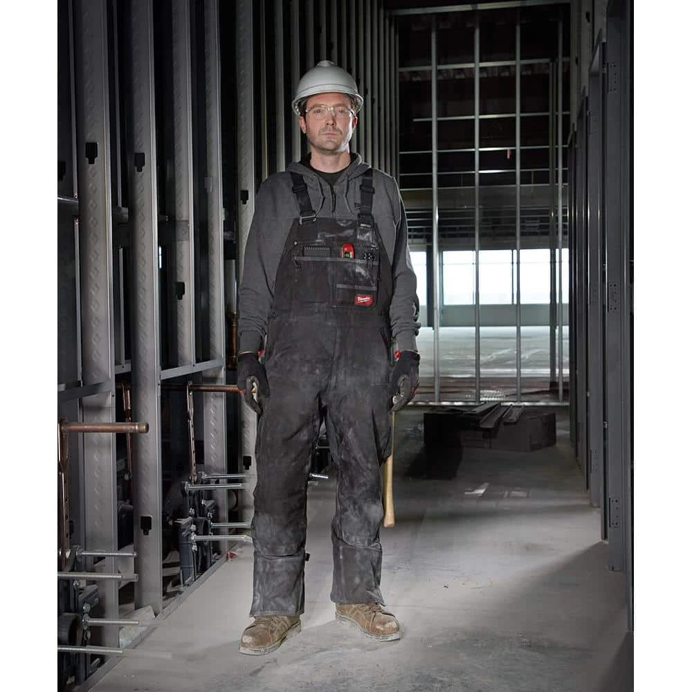 Milwaukee Men's Gridiron Large Black Zip-to-Thigh Bib Tall Overall 10 Milwaukee Men's Gridiron Large Black Zip-to-Thigh Bib Tall Overall - Image 10