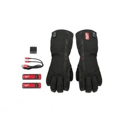Milwaukee Medium Rechargeable Heated Gloves with REDLITHIUM USB Battery and Charger