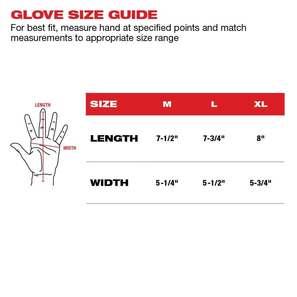 Milwaukee X-Large Rechargeable Heated Gloves with REDLITHIUM USB Battery and Charger 4 Milwaukee X-Large Rechargeable Heated Gloves with REDLITHIUM USB Battery and Charger - Image 4