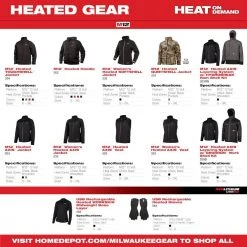 Milwaukee Men's Large M12 12-Volt Lithium-Ion Cordless AXIS Black Heated Quilted Jacket Kit with (1) 2.0Ah Battery and Charger 25 Milwaukee Men's Large M12 12-Volt Lithium-Ion Cordless AXIS Black Heated Quilted Jacket Kit with (1) 2.0Ah Battery and Charger -Workwear Sales Store milwaukee heated jackets 203b 21l 31 1000