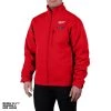 Milwaukee Men's Small M12 12V Lithium-Ion Cordless TOUGHSHELL Red Heated Jacket with (1) 3.0 Ah Battery and Charger