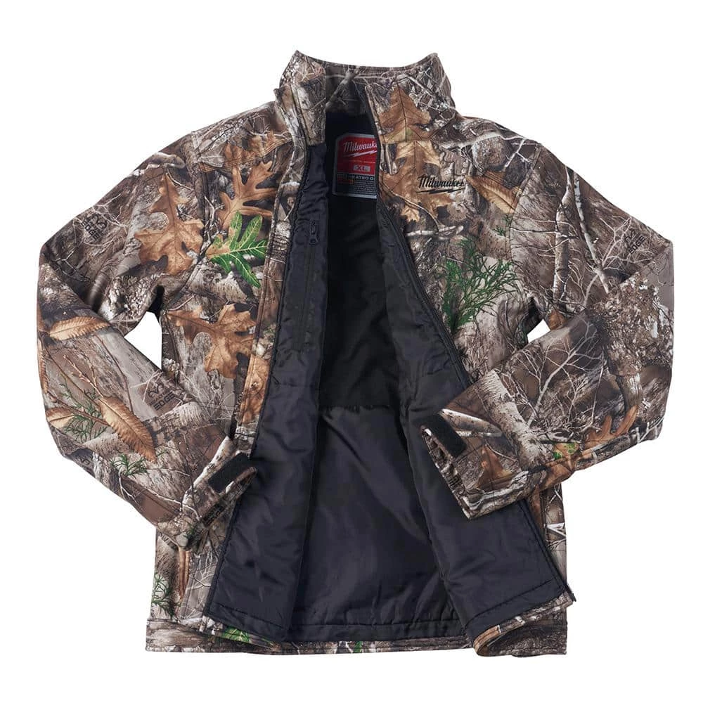 Milwaukee Men's X-Large M12 12V Lithium-Ion Cordless QUIETSHELL Camo Heated Jacket with (1) 3.0 Ah Battery and Charger 11 Milwaukee Men's X-Large M12 12V Lithium-Ion Cordless QUIETSHELL Camo Heated Jacket with (1) 3.0 Ah Battery and Charger - Image 11