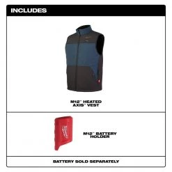 Milwaukee Men's Large M12 12-Volt Lithium-Ion Cordless AXIS Blue Heated Quilted Vest (Vest Only) 16 Milwaukee Men's Large M12 12-Volt Lithium-Ion Cordless AXIS Blue Heated Quilted Vest (Vest Only) -Workwear Sales Store milwaukee heated jackets 305bl 20l 40 1000