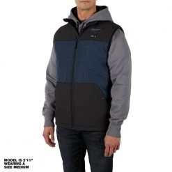 Milwaukee Men's Large M12 12-Volt Lithium-Ion Cordless AXIS Blue Heated Quilted Vest (Vest Only)