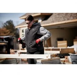 Milwaukee Women's Large M12 12-Volt Lithium-Ion Cordless AXIS Black Heated Quilted Vest (Vest Only) -Workwear Sales Store milwaukee heated jackets 334b 20l fa 1000