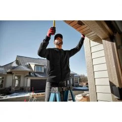 Milwaukee Men's Large M12 12-Volt Lithium-Ion Cordless Black Heated Jacket Hoodie Kit with (1) 2.0 Ah Battery and Charger -Workwear Sales Store milwaukee heated sweatshirts 306b 21l 44 1000