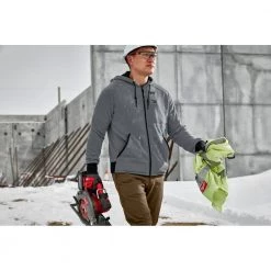 Milwaukee Men's Large M12 12-Volt Lithium-Ion Cordless Gray Heated Jacket Hoodie Kit with (1) 2.0 Ah Battery and Charger 23 Milwaukee Men's Large M12 12-Volt Lithium-Ion Cordless Gray Heated Jacket Hoodie Kit with (1) 2.0 Ah Battery and Charger -Workwear Sales Store milwaukee heated sweatshirts 306g 21l 1f 1000