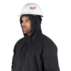 Milwaukee Men's Large Black No Days Off Hooded Sweatshirt with Black Cuffed Knit Hat -Workwear Sales Store milwaukee hoodies sweatshirts 311b l 503b 1d 1000