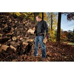 Milwaukee Men's Large Black No Days Off Hooded Sweatshirt with Black Cuffed Knit Hat -Workwear Sales Store milwaukee hoodies sweatshirts 311b l 503b c3 1000