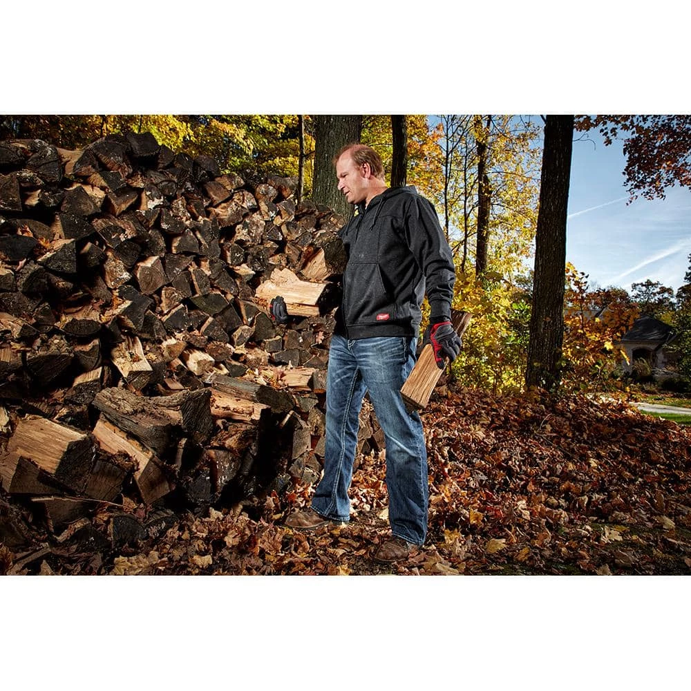 Milwaukee Men's Large Black No Days Off Hooded Sweatshirt 7 Milwaukee Men's Large Black No Days Off Hooded Sweatshirt - Image 7