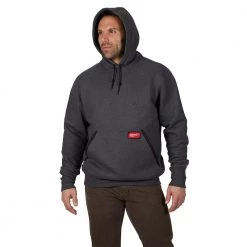 Milwaukee Men's Medium Gray Heavy-Duty Cotton/Polyester Long-Sleeve Pullover Hoodie 16 Milwaukee Men's Medium Gray Heavy-Duty Cotton/Polyester Long-Sleeve Pullover Hoodie -Workwear Sales Store milwaukee hoodies sweatshirts 350g m 1d 1000
