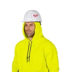 Milwaukee Men's-Large Hi-Vis Heavy-Duty Cotton/Polyester Long-Sleeve Pullover Hoodie 17 Milwaukee Men's-Large Hi-Vis Heavy-Duty Cotton/Polyester Long-Sleeve Pullover Hoodie -Workwear Sales Store milwaukee hoodies sweatshirts 350hv l c3 1000