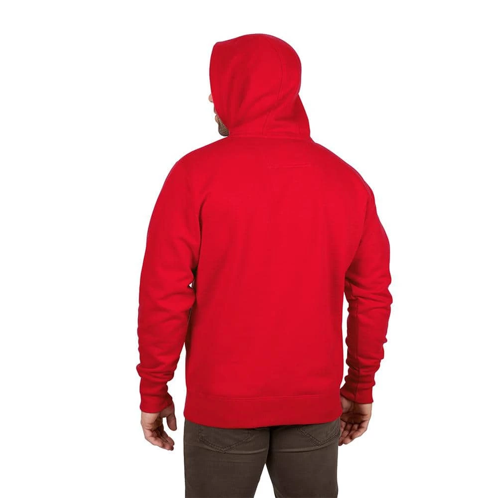 Milwaukee Men's 2X-Large Red Heavy-Duty Cotton/Polyester Long-Sleeve Pullover Hoodie 6 Milwaukee Men's 2X-Large Red Heavy-Duty Cotton/Polyester Long-Sleeve Pullover Hoodie - Image 6