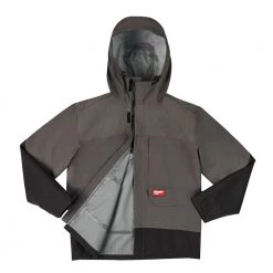 Milwaukee Men's X-Large Gray HYDROBREAK Layer Rain Shell Jacket -Workwear Sales Store milwaukee rain jackets raincoats 310g xl a0 1000