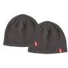 Milwaukee Men's Gray Fleece Lined Knit Hat (2-Pack)