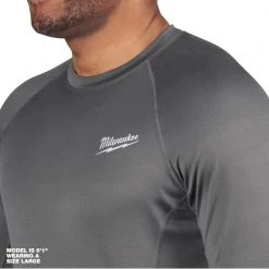 Milwaukee Men's 2X-Large Gray Work Skin Long Sleeve Mid Weight Performance Shirt 16 Milwaukee Men's 2X-Large Gray Work Skin Long Sleeve Mid Weight Performance Shirt -Workwear Sales Store milwaukee t shirts 402g 2x 66 1000