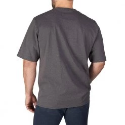 Milwaukee Men's X-Large Black and Gray Heavy-Duty Cotton/Polyester Short-Sleeve Pocket T-Shirt (2-Pack) -Workwear Sales Store milwaukee t shirts 601b xl 601g xl 1d 1000