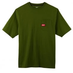 Milwaukee Men's 2X-Large Olive Green Heavy-Duty Cotton/Polyester Short-Sleeve Pocket T-Shirt (2-Pack) 14 Milwaukee Men's 2X-Large Olive Green Heavy-Duty Cotton/Polyester Short-Sleeve Pocket T-Shirt (2-Pack) -Workwear Sales Store milwaukee t shirts 601og 2x x2 66 1000