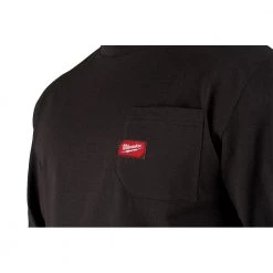 Milwaukee Men's Large Black Heavy-Duty Cotton/Polyester Long-Sleeve Pocket T-Shirt (4-Pack) 16 Milwaukee Men's Large Black Heavy-Duty Cotton/Polyester Long-Sleeve Pocket T-Shirt (4-Pack) -Workwear Sales Store milwaukee t shirts 602b l x4 c3 1000