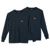 Milwaukee Men's 2X-Large Blue Heavy-Duty Cotton/Polyester Long-Sleeve Pocket T-Shirt (2-Pack)