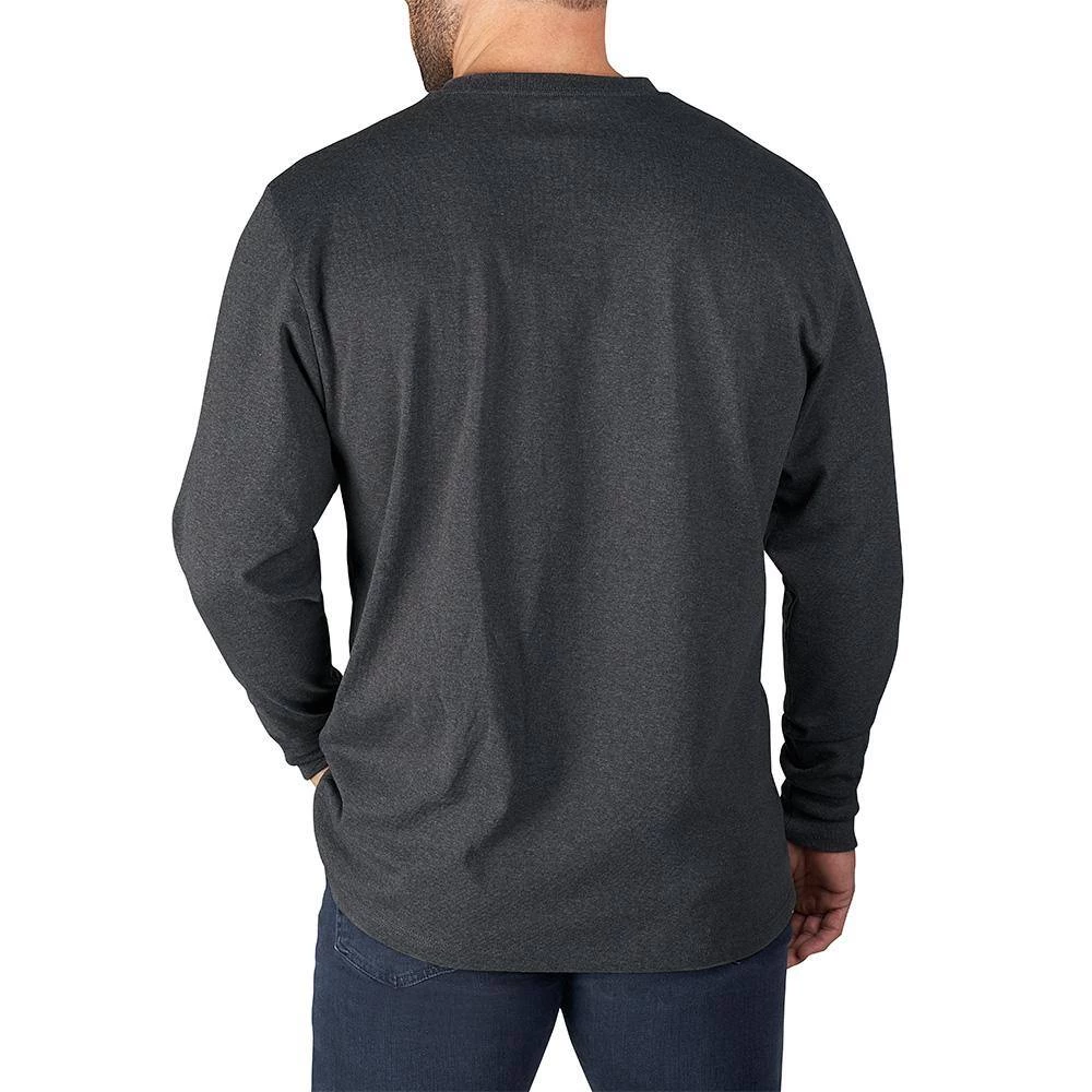 Milwaukee Men's Small Gray and High Visibility Heavy-Duty Cotton/Polyester Long-Sleeve Pocket T-Shirt (2-Pack) 5 Milwaukee Men's Small Gray and High Visibility Heavy-Duty Cotton/Polyester Long-Sleeve Pocket T-Shirt (2-Pack) - Image 5