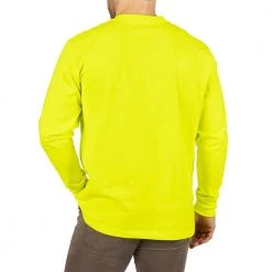 Milwaukee Men's Small Gray and High Visibility Heavy-Duty Cotton/Polyester Long-Sleeve Pocket T-Shirt (2-Pack) 16 Milwaukee Men's Small Gray and High Visibility Heavy-Duty Cotton/Polyester Long-Sleeve Pocket T-Shirt (2-Pack) -Workwear Sales Store milwaukee t shirts 602g s 602hv s 77 1000